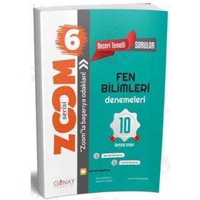 Günay Yayınları 6. Sınıf Fen Bilimleri 10 Deneme Zoom Serisi