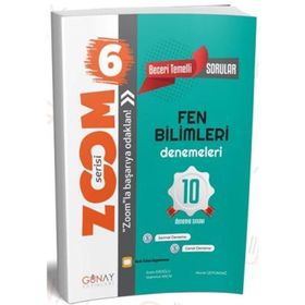 Günay Yayınları 6. Sınıf Fen Bilimleri 10 Deneme Zoom Serisi