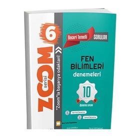 Günay Yayınları 6. Sınıf Fen Bilimleri 10 Deneme Zoom Serisi