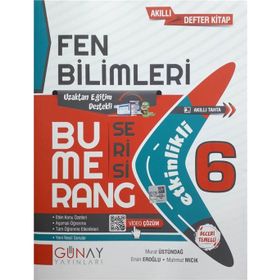 Günay Yayınları - 6. Sınıf Fen Bilimleri Bumerang Etkinlikli Soru Bankası