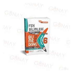 Günay Yayınları - 6. Sınıf Fen Bilimleri Bumerang Etkinlikli Soru Bankası
