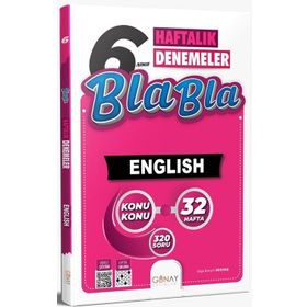 Günay Yayınları 6. Sınıf İngilizce Bla Bla Haftalık Denemeler