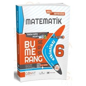 Günay Yayınları 6. Sınıf Matematik Etkinlikli Bumerang Serisi