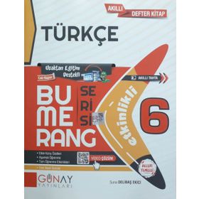 Günay Yayınları 6. Sınıf Türkçe Etkinlikli Bumerang Serisi