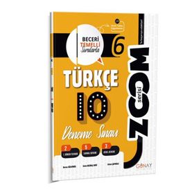 Günay Yayınları 6. Sınıf Türkçe Zoom 10 lu Branş Denemeler