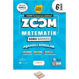 Günay Yayınları - 6. Sınıf Zoom Serisi Matematik Soru Bankası + Telefon Standı