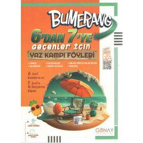 Günay Yayınları - 6'dan 7'ye Geçenler İçin Bumerang Yaz Kampı Föyleri