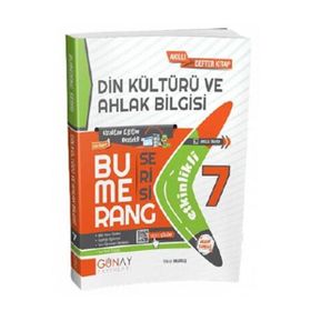 Günay Yayınları 7.Sınıf 32 Haftalık Bumerang Din Kültürü ve Ahlak Bilgisi Soru Bankası