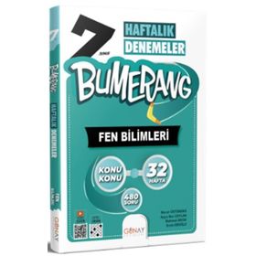 Günay Yayınları 7. Sınıf Bumerang 32 Haftalık Fen Bilimleri Denemeleri