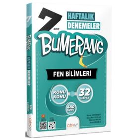 Günay Yayınları 7. Sınıf Bumerang 32 Haftalık Fen Bilimleri Denemeleri