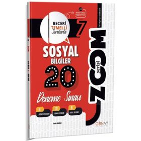 Günay Yayınları 7. Sınıf Sosyal Bilgiler 20’li Branş Deneme