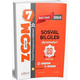 Günay Yayınları 7. Sınıf Sosyal Bilgiler Zoom Serisi 20 Deneme