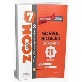 Günay Yayınları 7. Sınıf Sosyal Bilgiler Zoom Serisi 20 Deneme