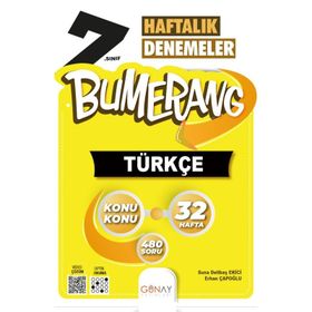 Günay Yayınları 7.Sınıf Türkçe Bumerang Konu Konu Haftalık Denemeleri