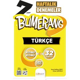 Günay Yayınları 7.Sınıf Türkçe Bumerang Konu Konu Haftalık Denemeleri