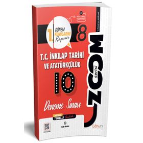 Günay Yayınları - 8. Sınıf 10'lu T.C. İnkılap Tarihi ve Atatürkçülük 1. Dönem Denemeleri