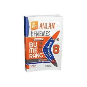 Günay Yayınları - 8. Sınıf Anlam Denemesi 10'lu Bumerang Deneme
