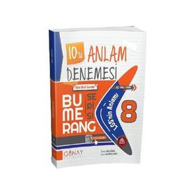 Günay Yayınları - 8. Sınıf Anlam Denemesi 10'lu Bumerang Deneme