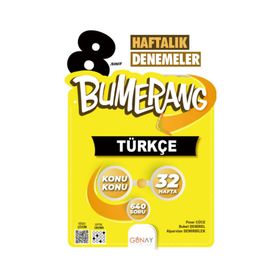 Günay Yayınları 8. Sınıf Bumerang 32 Haftalık Türkçe Denemeleri