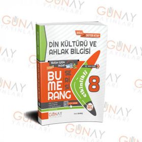 Günay Yayınları 8. Sınıf Bumerang Etkinlikli Din Kültürü ve Ahlak Bilgisi