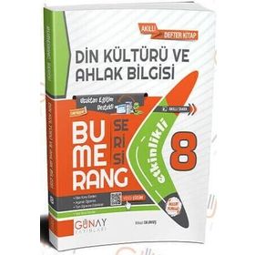 Günay Yayınları 8. Sınıf Bumerang Etkinlikli Din Kültürü ve Ahlak Bilgisi