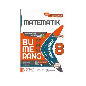Günay Yayınları 8. Sınıf Bumerang Matematik Etkinlikli Akıllı Kitap