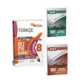 Günay Yayınları 8. Sınıf Bumerang Türkçe Etkinlikli Soru Bankası