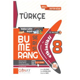 Günay Yayınları 8.Sınıf Etkinlikli Bumerang Etkinlikli Türkçe Kitap