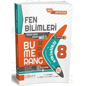 Günay Yayınları - 8. Sınıf Fen Bilimleri Etkinlikli Bumerang