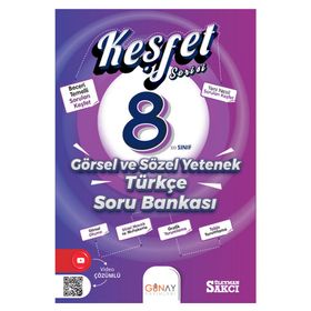 Günay Yayınları 8. Sınıf Keşfet Görsel ve Sözel Yetenek Soru Bankası