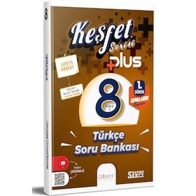 Günay Yayınları 8. Sınıf Keşfet Plus Serisi Türkçe 1. Dönem Soru Bankası