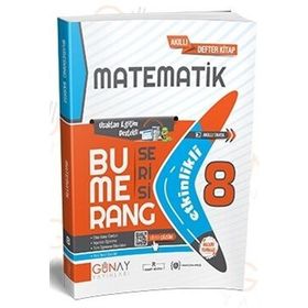 Günay Yayınları 8. Sınıf LGS Etkinlikli Matematik Bumerang Serisi