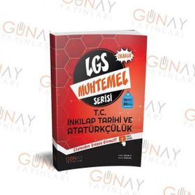 Günay Yayınları 8. Sınıf LGS T.C. İnkılap Tarihi Ve Atatürkçülük Zoom Serisi 24 Deneme