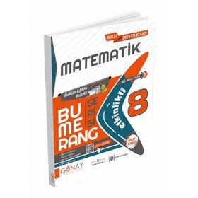 Günay Yayınları 8. Sınıf Matematik Bumerang Etkinlikli Defter