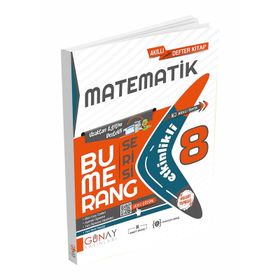 Günay Yayınları 8. Sınıf Matematik Bumerang Etkinlikli Defter