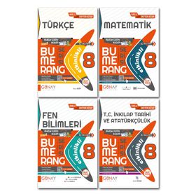Günay Yayınları 8. Sınıf Matematik Bumerang Etkinlikli Defter