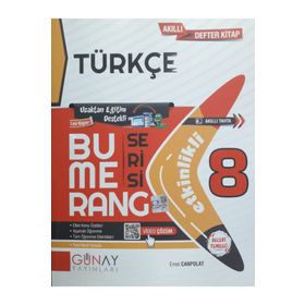 Günay Yayınları 8. Sınıf Türkçe Etkinlikli Bumerang Serisi