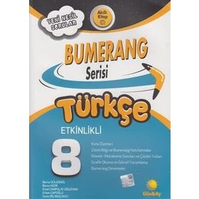 Günay Yayınları 8. Sınıf Türkçe Etkinlikli Bumerang Serisi