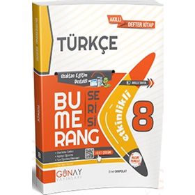 Günay Yayınları 8. Sınıf Türkçe Etkinlikli Bumerang Serisi