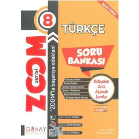 Günay Yayınları 8. Sınıf Türkçe Zoom Soru Bankası