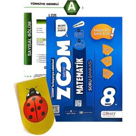 Günay Yayınları - 8.Sınıf Zoom Matematik Soru Bankası - Muba Yayınları Deneme + Ayraç