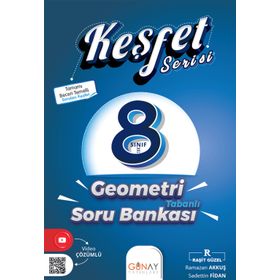 Günay Yayınları LGS 8. Sınıf Keşfet Serisi Geometri Tabanlı Soru Bankası