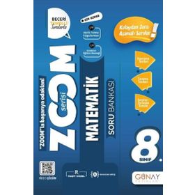 Günay Yayınların8. Sınıf LGS Matematik Yeni Zoom Soru Bankası-