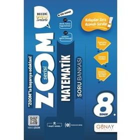 Günay Yayınların8. Sınıf LGS Matematik Yeni Zoom Soru Bankası-