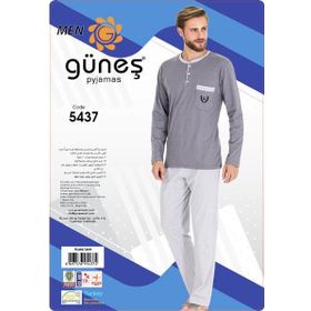 Güneş 5437 Uzun Kol Mevsimlik Erkek Pijama Takımı