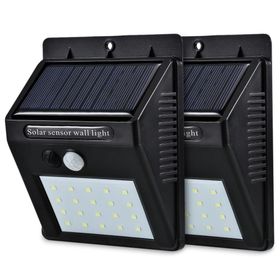 Güneş Enerjili 20 Ledli Sensörlü Duvar Tipi Solar Lamba