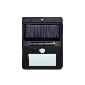 Güneş Enerjili 20 Ledli Sensörlü Duvar Tipi Solar Lamba