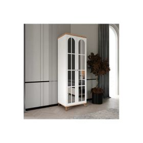 GuneyStore Bohem 2 Kapaklı Aynalı Komple MDF Gardırop