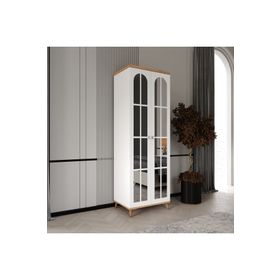 GuneyStore Bohem 2 Kapaklı Aynalı Komple MDF Gardırop