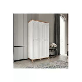GuneyStore Bohem 3 Kapaklı Komple MDF Gardırop